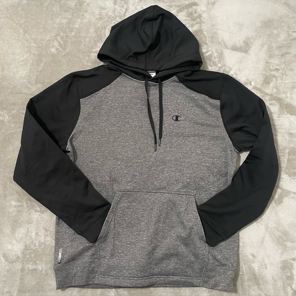Champion Performance Duofold Warm Control Two-Tone Hoodie Size Large - Picture 1 of 8